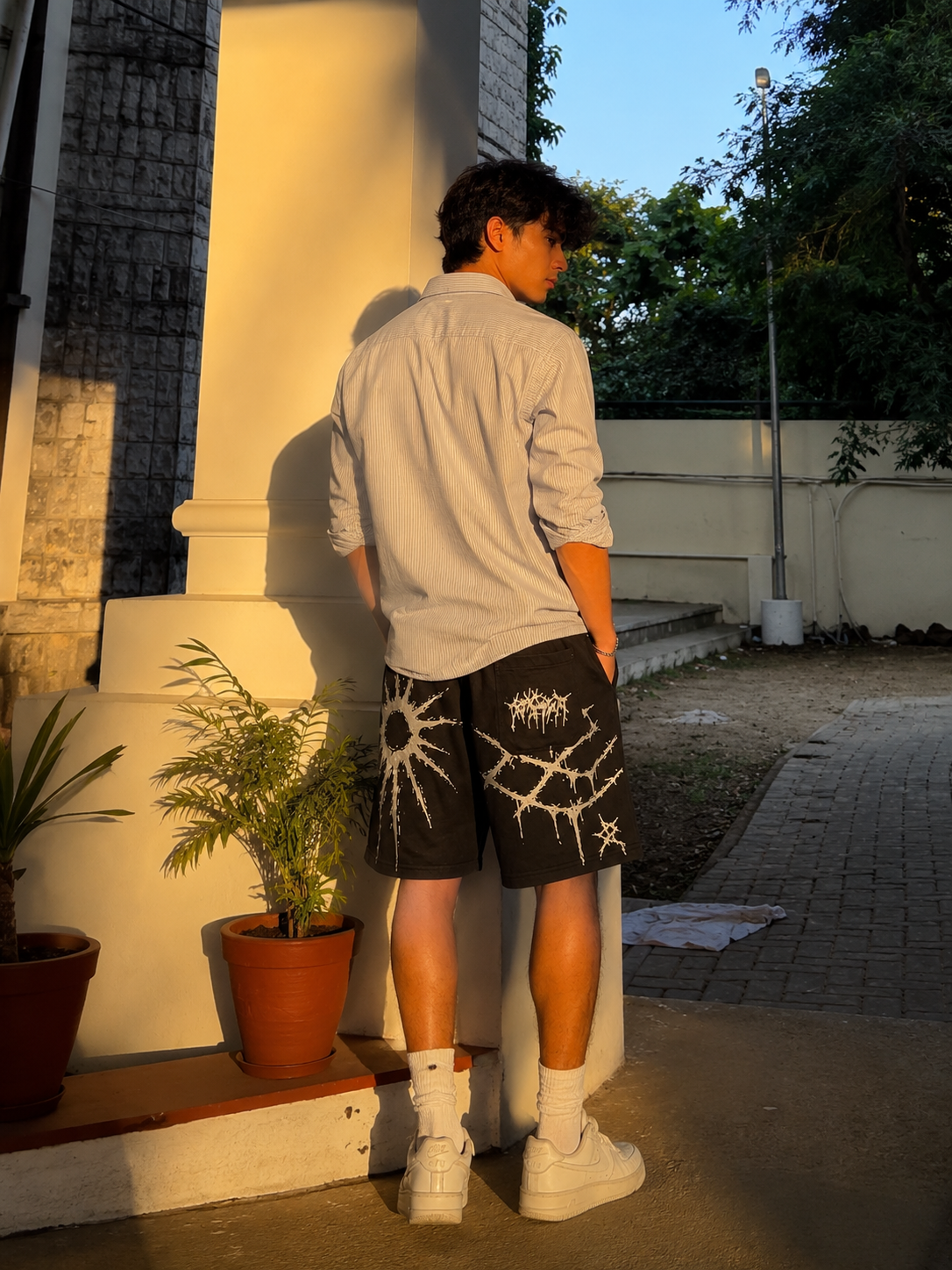 The Grunge Graphic Shorts