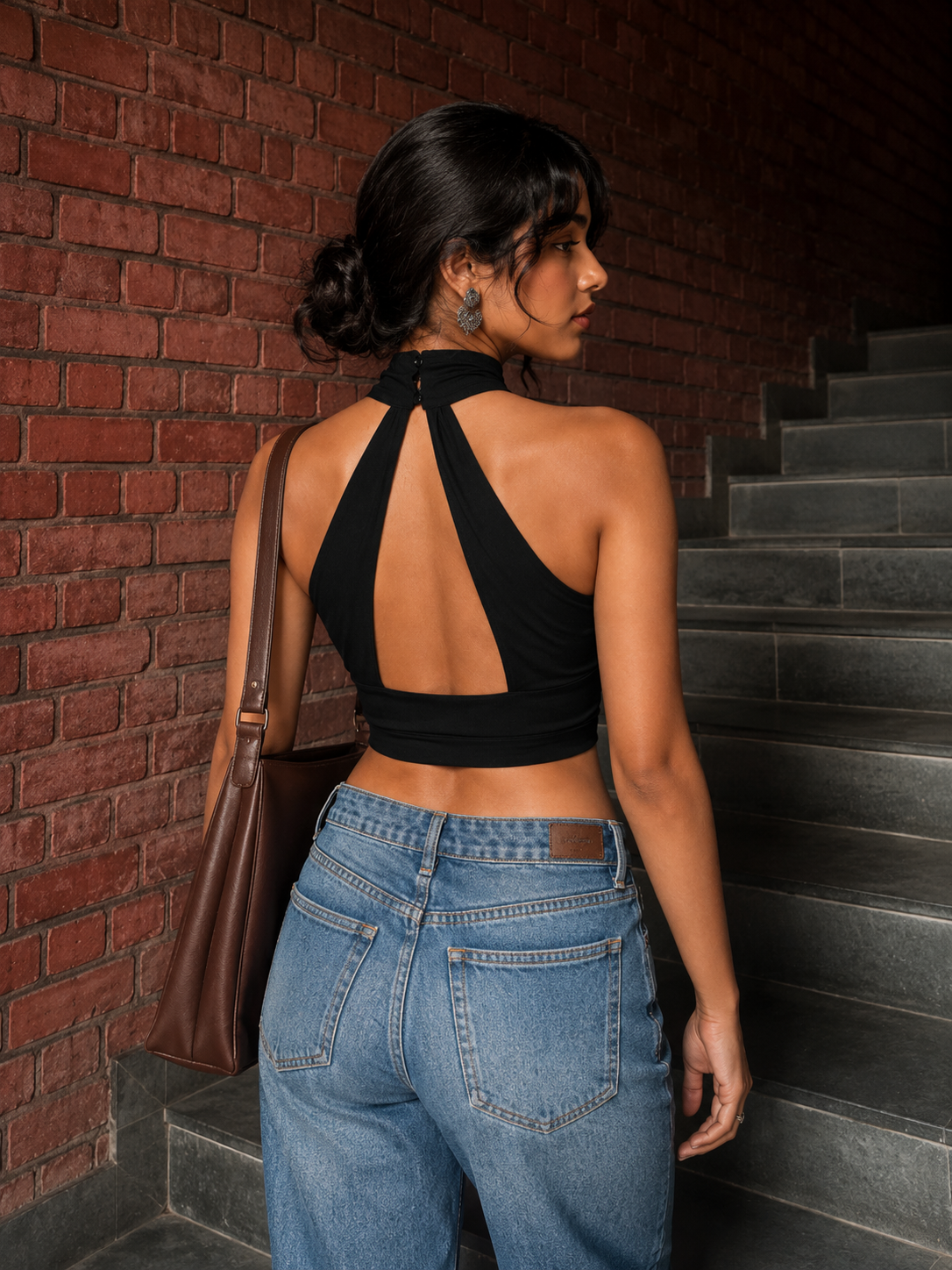 The Halter Tie Crop Top