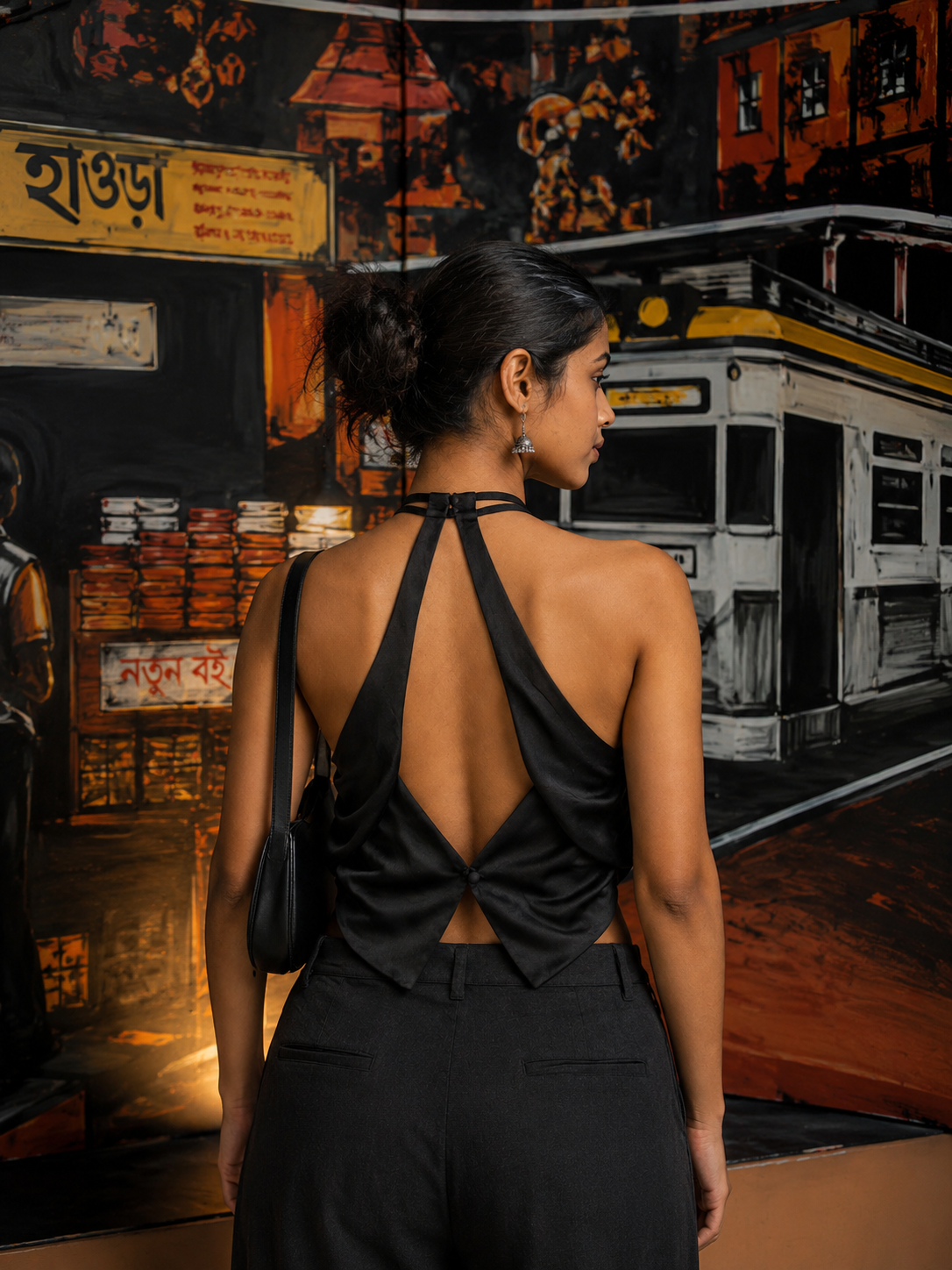 The Crossover Halter Top