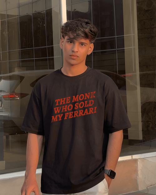 The “The Monk Who Sold My Ferrari” Oversized Tee