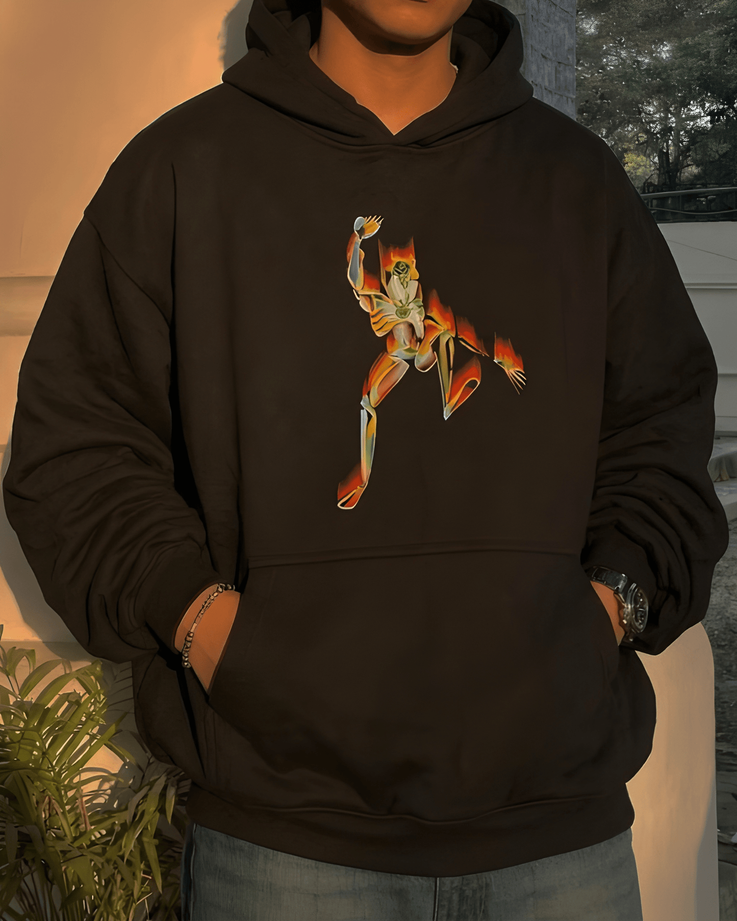 Neon Motion Unisex Oversized Hoodie