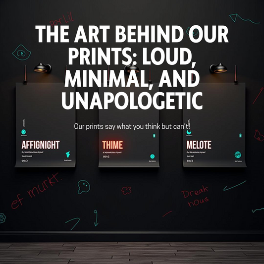 The Art Behind Our Prints: Loud, Minimal, Unapologetic