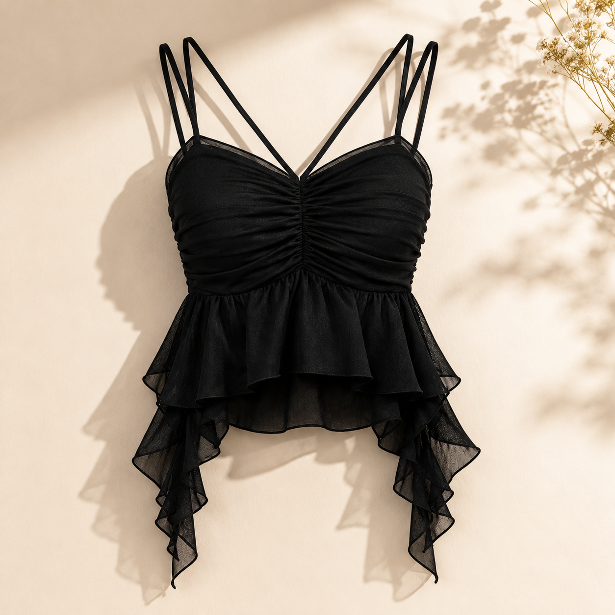 The Midnight Mesh Cami Top