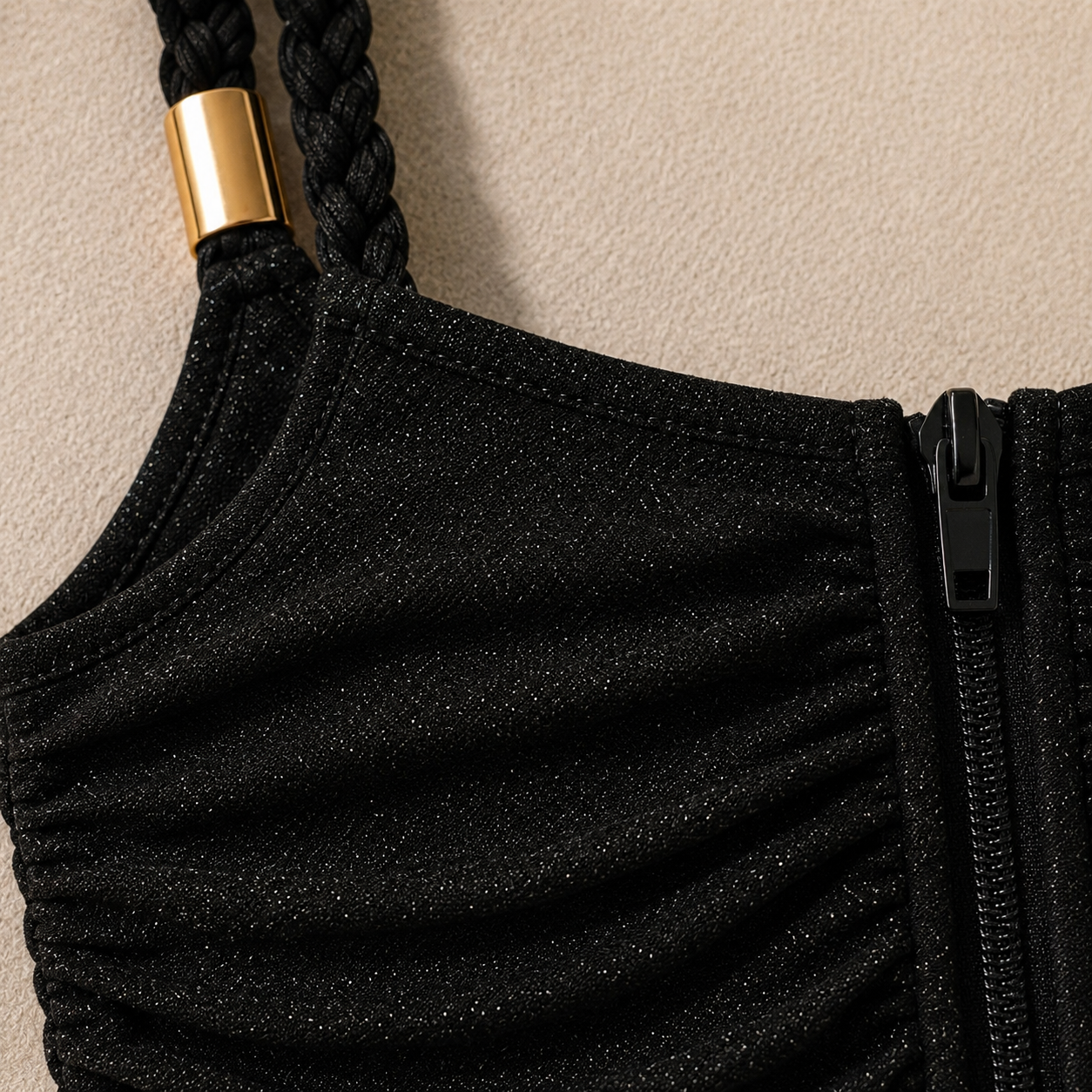 Product: The Braided-Strap O-Ring Shimmer Top