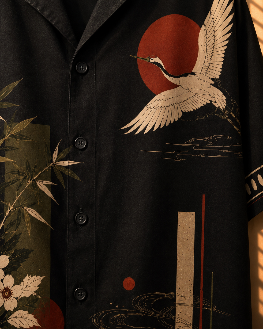 THE "CRANE MOON JAPANESE RESORT" SHIRT