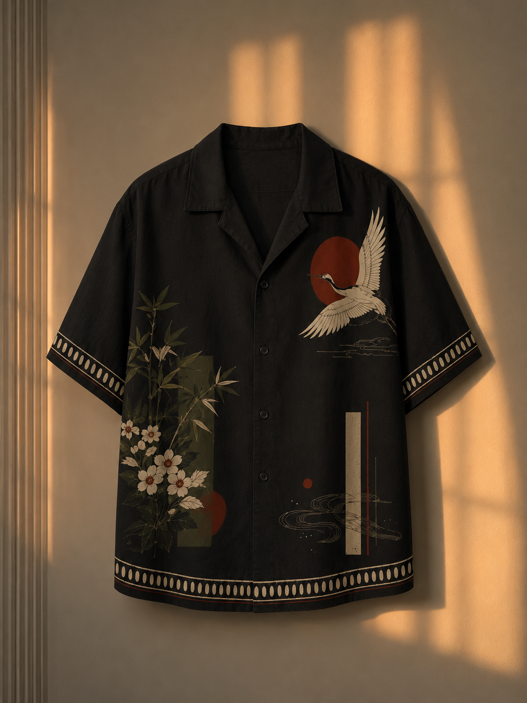 THE "CRANE MOON JAPANESE RESORT" SHIRT
