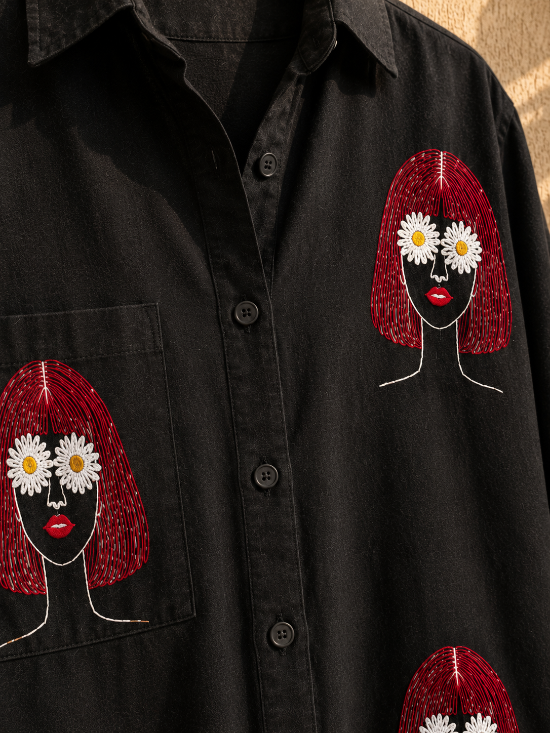 THE "EMBROIDERED WOMEN" SHIRT
