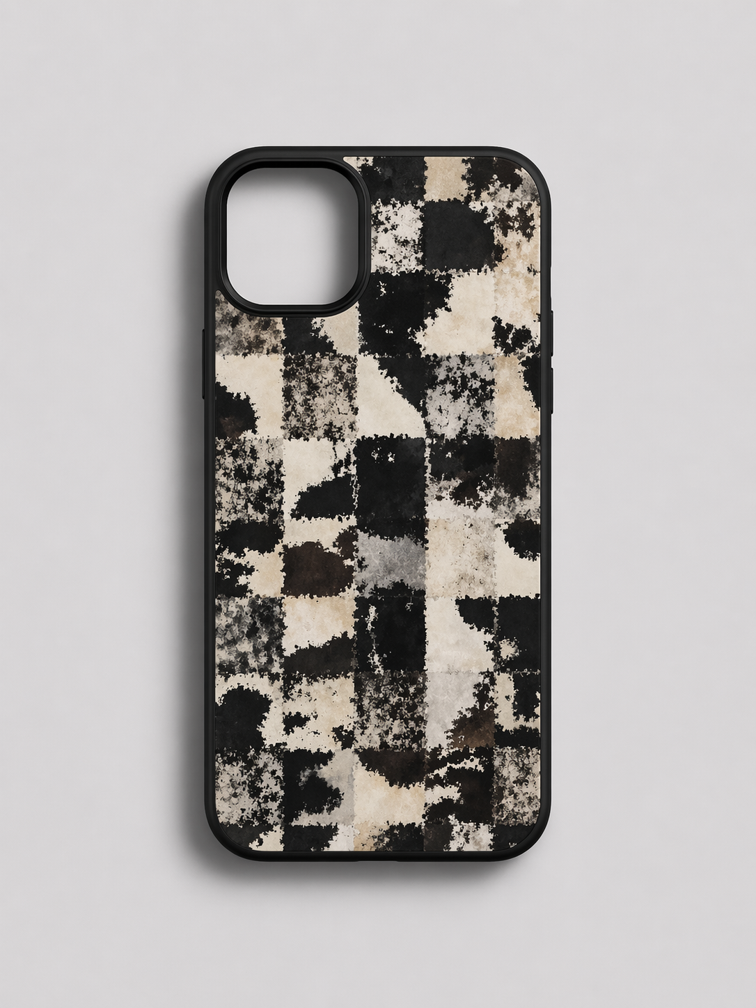 The Distressed Checker Phone Case