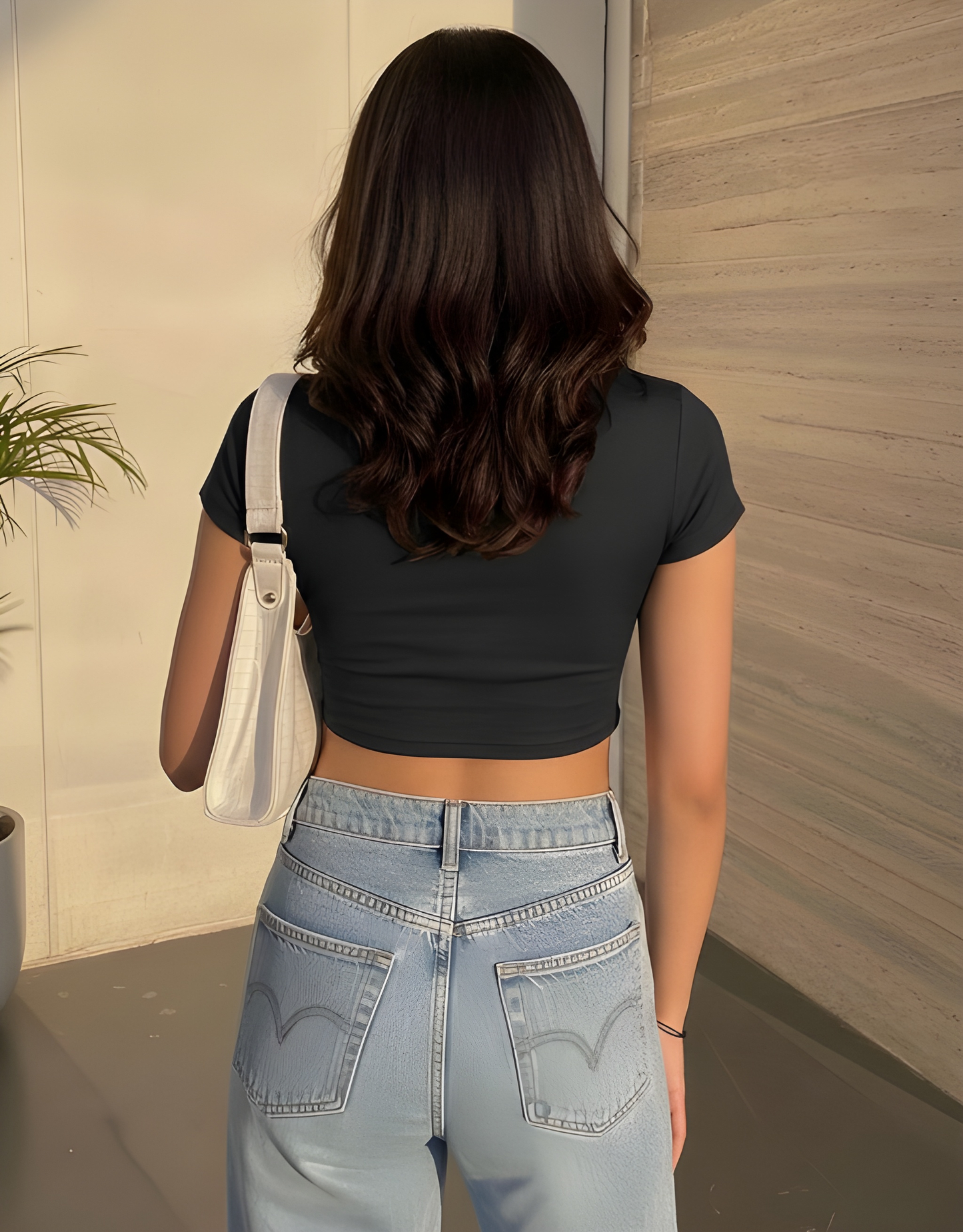 The “Liquid Persona” Crop Tee