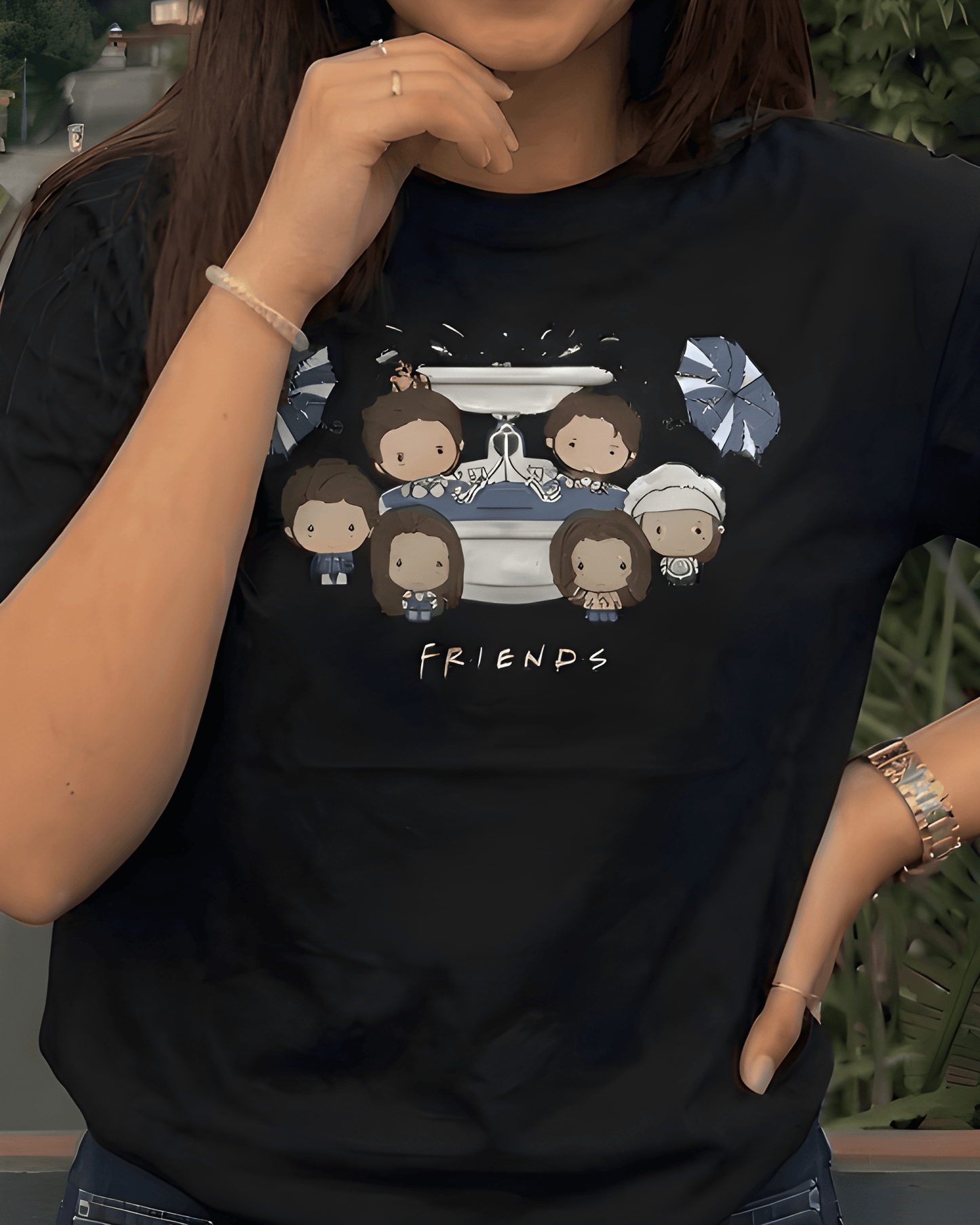Friends Chibi Oversized T-Shirt