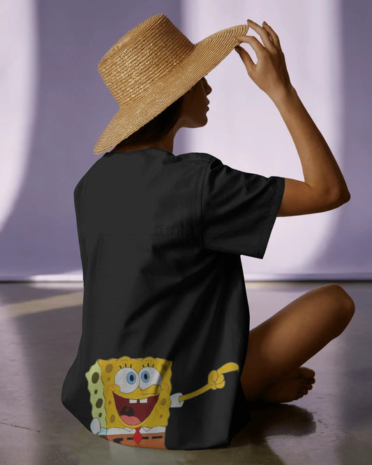 Sponge Mood Tee Set | Front & Back Graphic T-Shirts | Official SpongeBob Art |