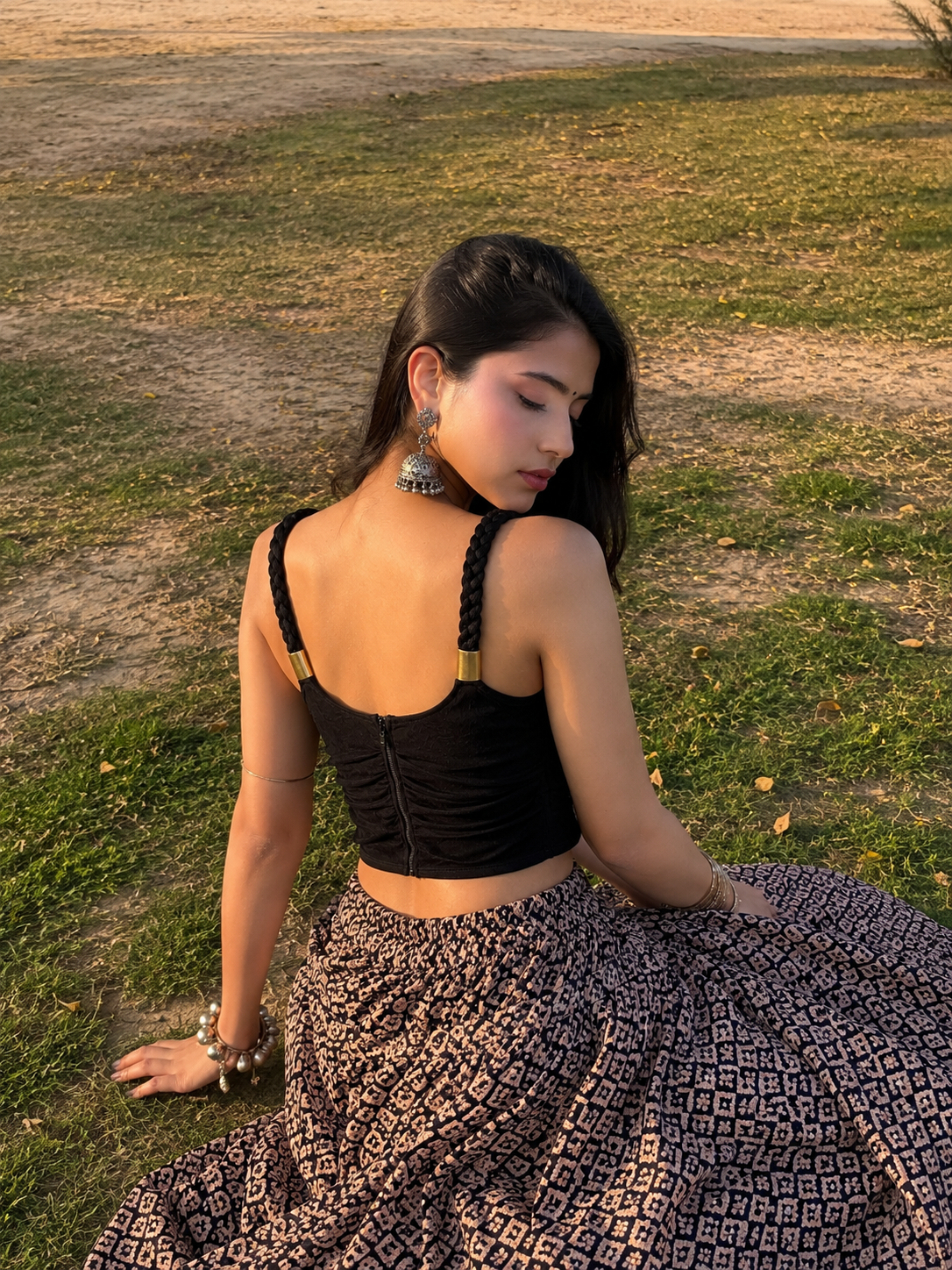 The Braided Strap Crop Top