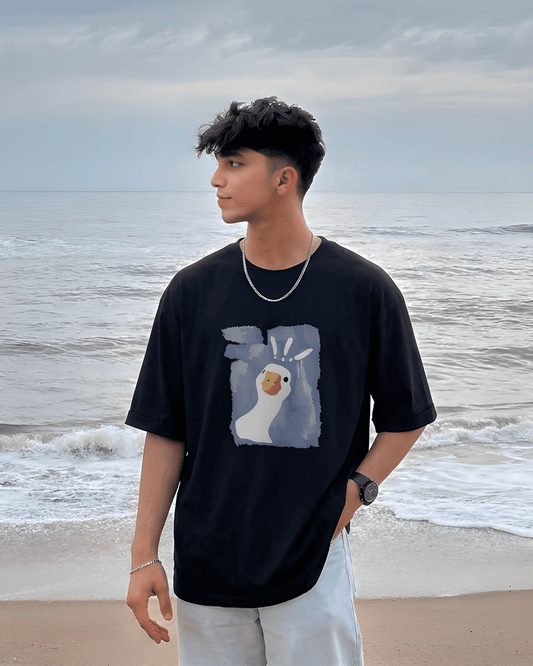 Printed Goose Oversized Tee
