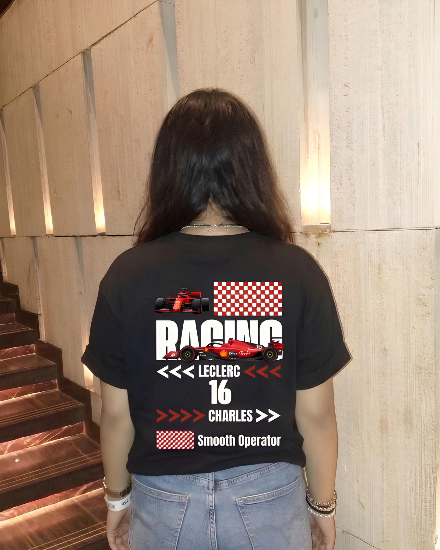 The “Charles Leclerc 16 Smooth Operator” Oversized Tee