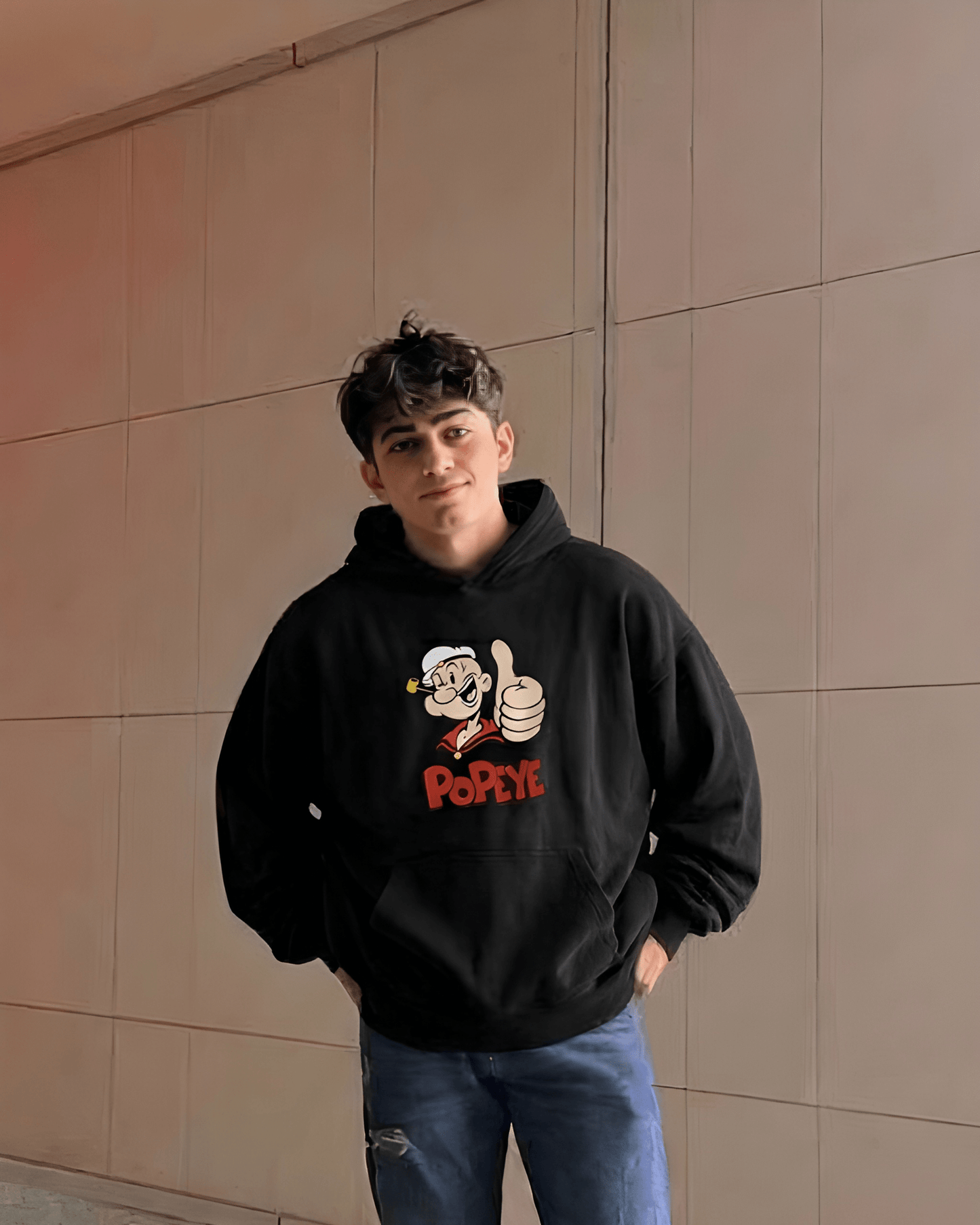 Popeye Classic Unisex Oversized Hoodie
