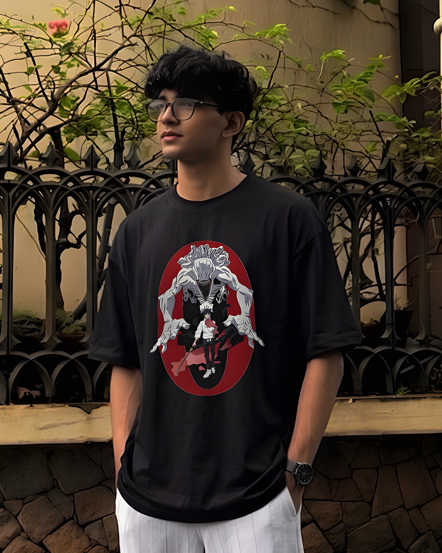 Cursed Drip Anime Oversized T-Shirt