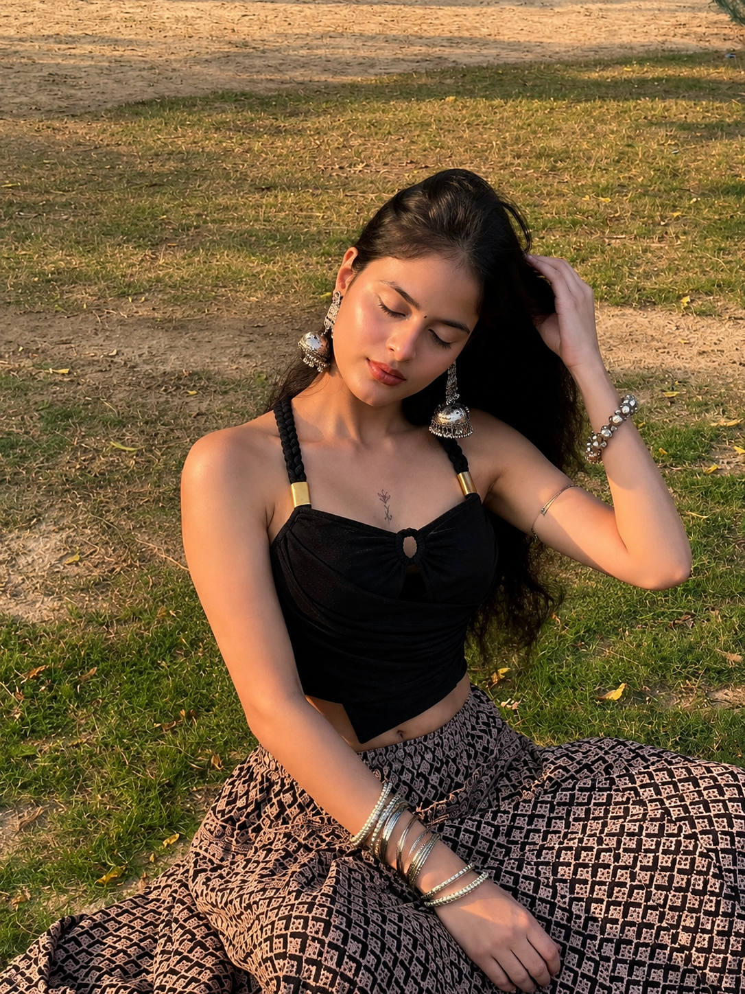 The Braided Strap Crop Top