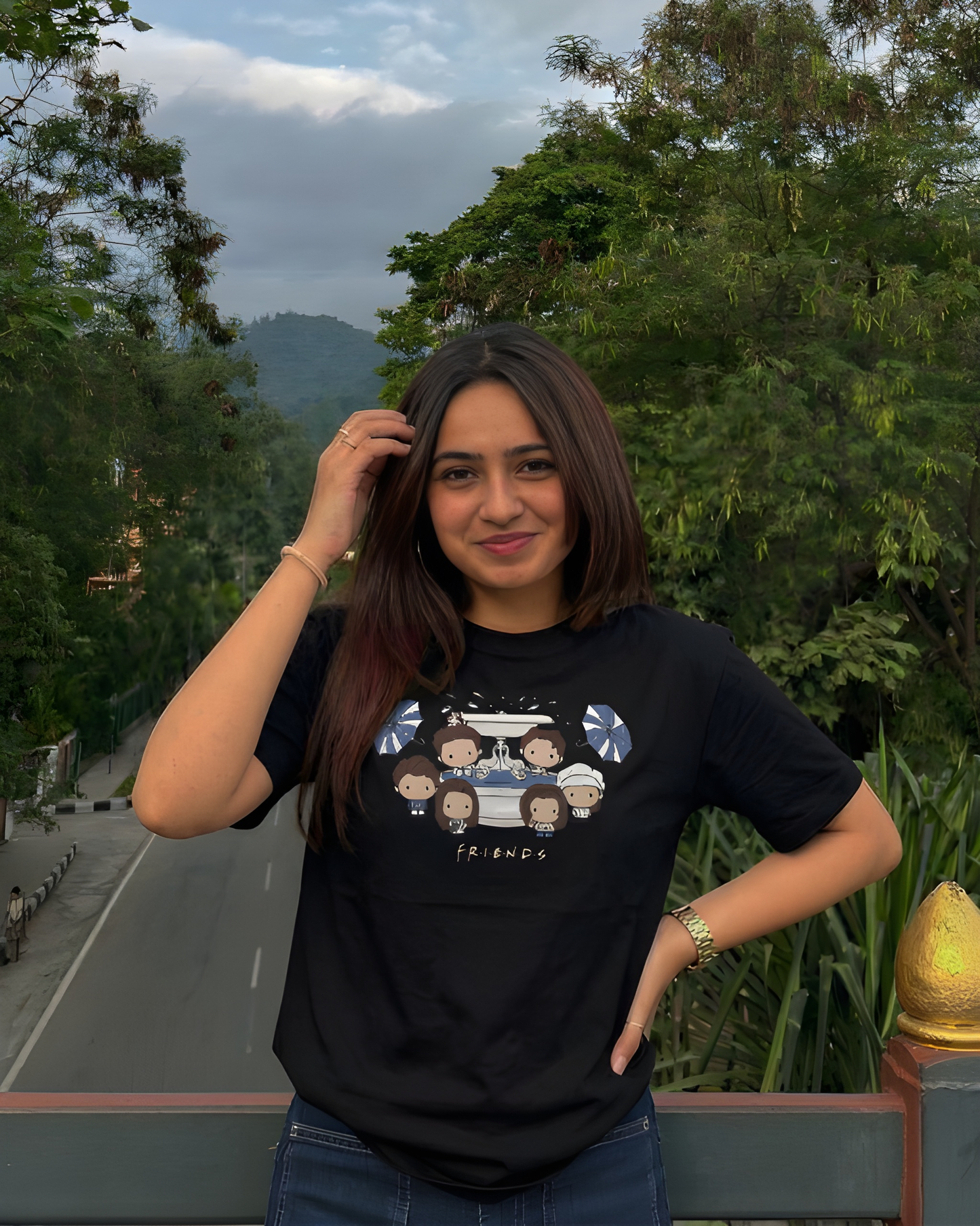 Friends Chibi Oversized T-Shirt