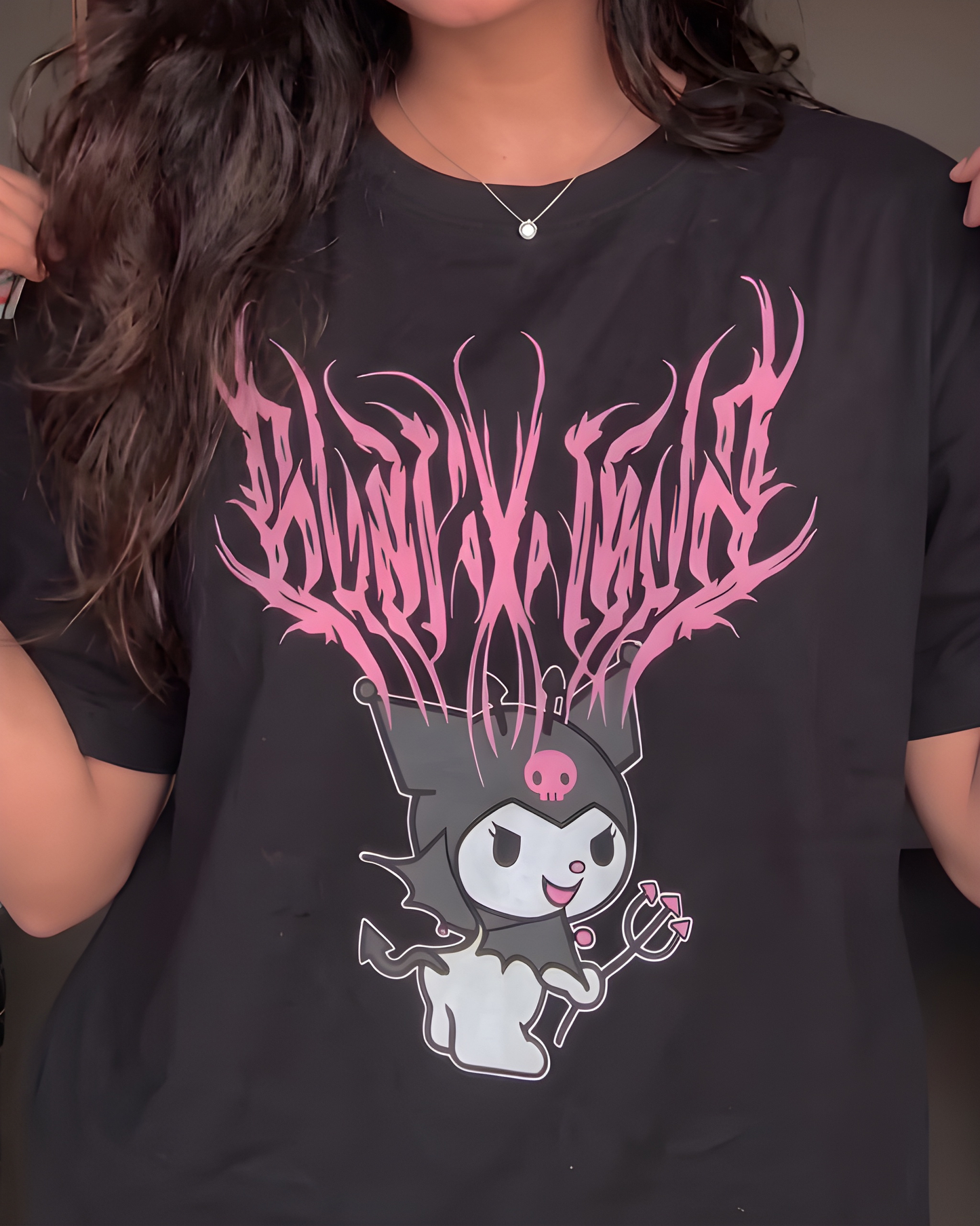 Dark Angel Kuromi Oversized T-Shirt
