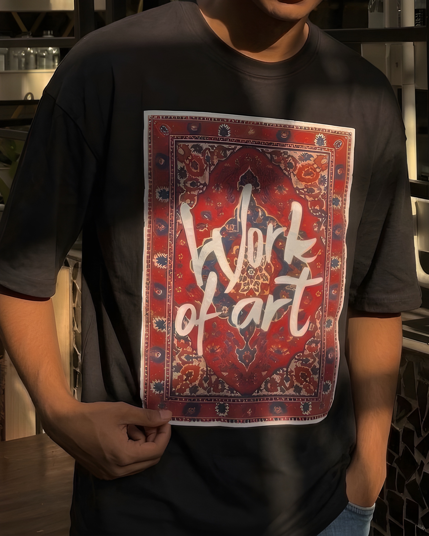 Work of Art Loose Fit Cotton Tee