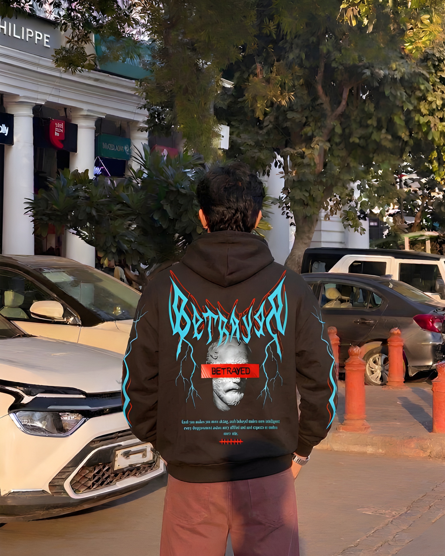 The "Censored Statue" Betrayal Hoodie