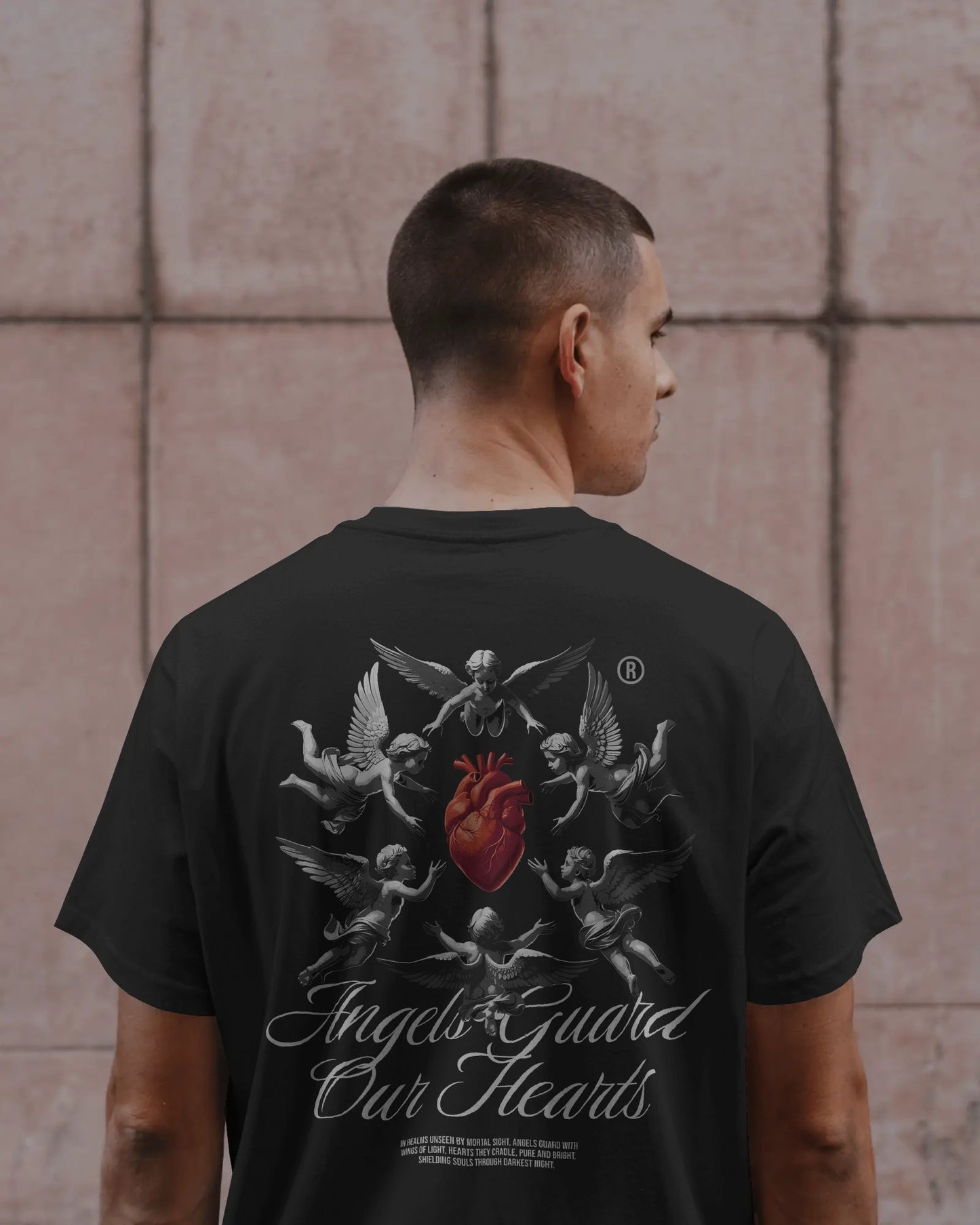“Angels Guard Our Hearts” Premium Tee