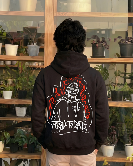 The "Inferno Skater" Skeleton Hoodie