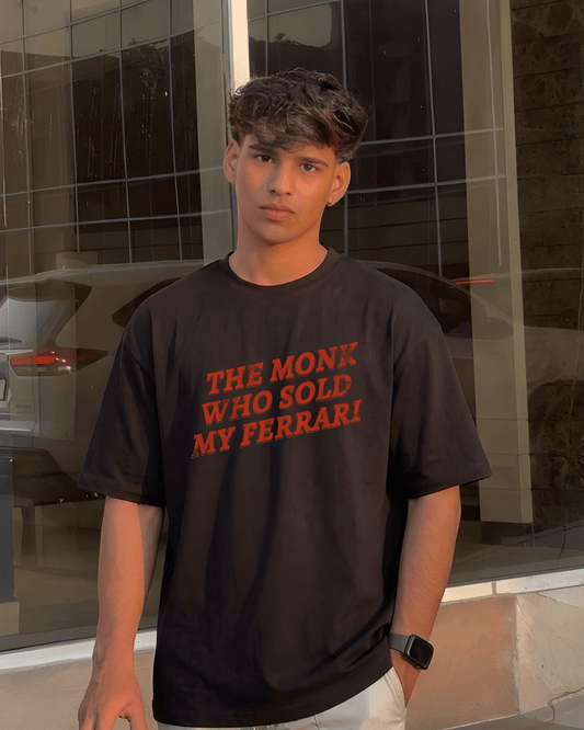 The “The Monk Who Sold My Ferrari” Oversized Tee