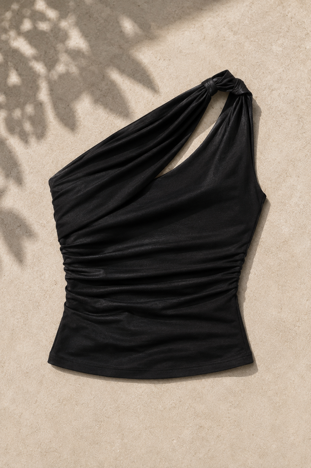 The Twist Knot One Shoulder Top