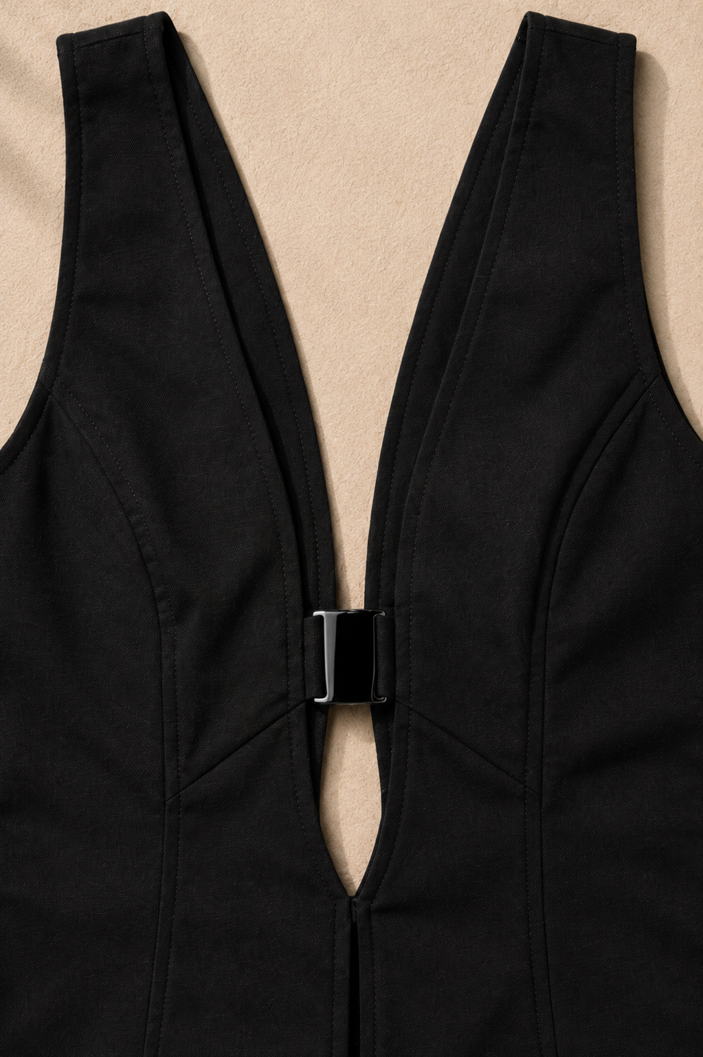 The Buckled Geometric Vest
