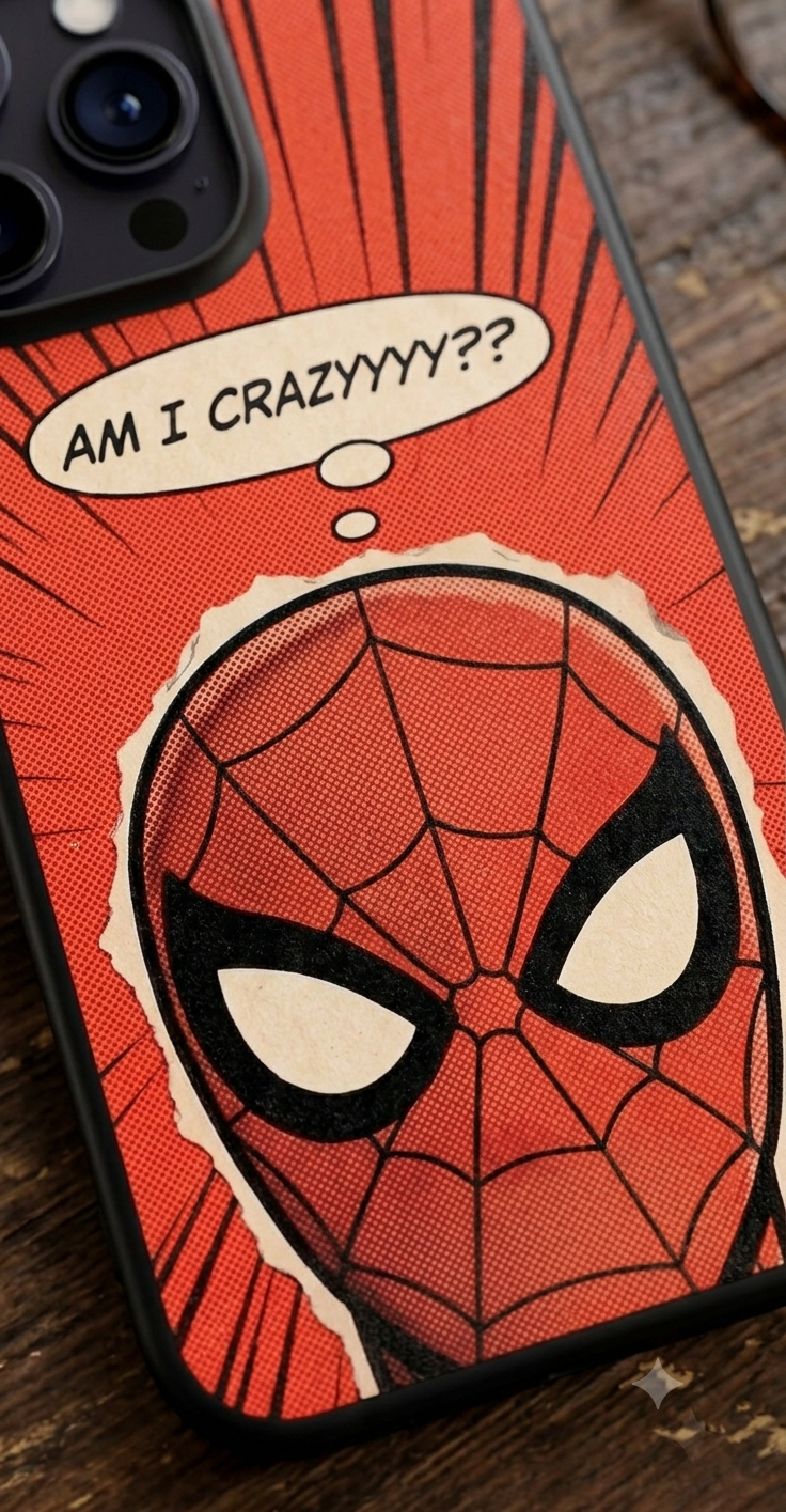 The "Am I Crazyyyy??" Retro Comic Phone Case