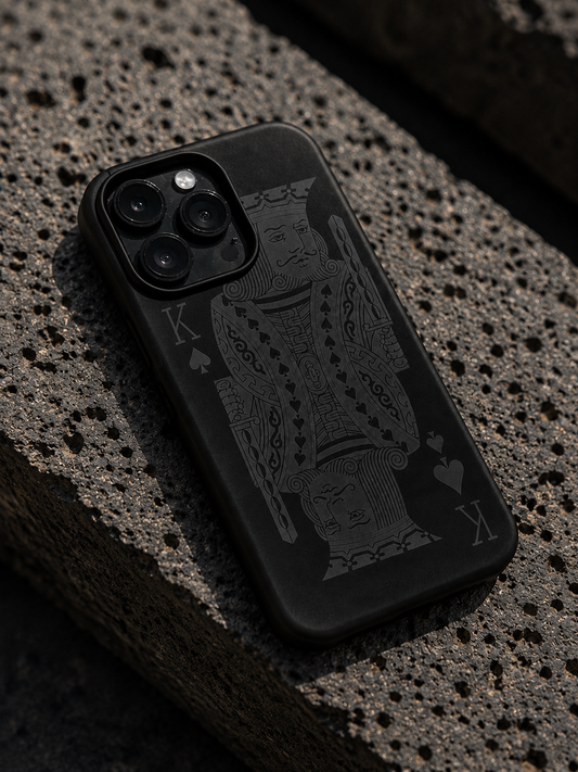 The "King of Spades" Blackout Phone Case