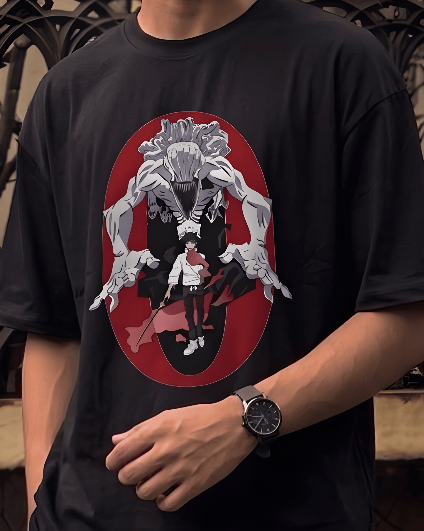 Cursed Drip Anime Oversized T-Shirt